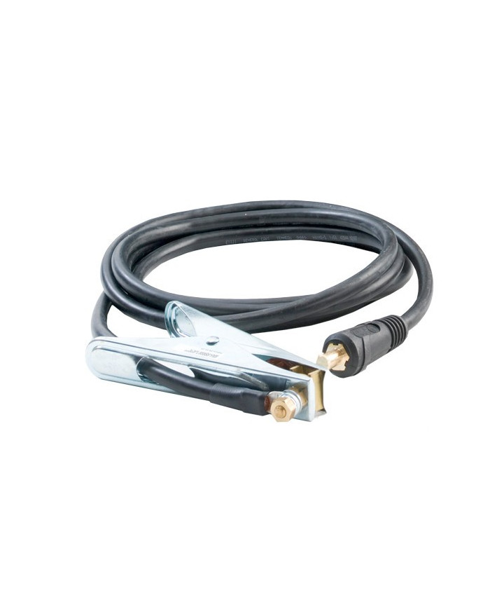 Câble pince de masse 600 A : monté, 4m, câble Ø 70mm², pince de masse  TYREX, connecteur 35/50
