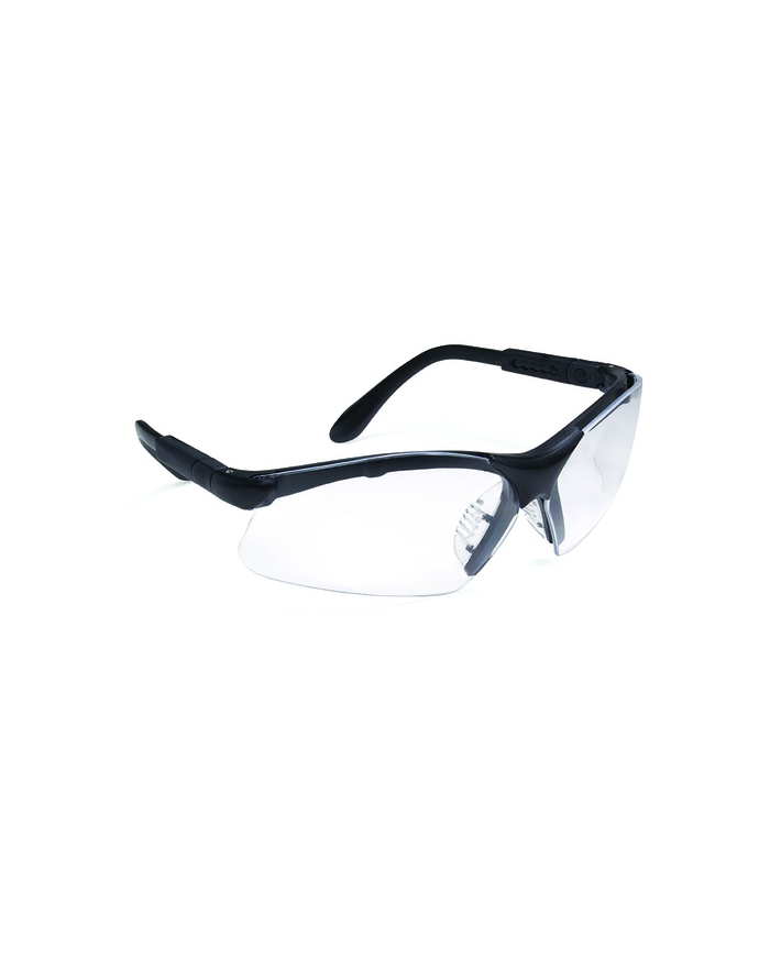 Glasses with store transparent lenses